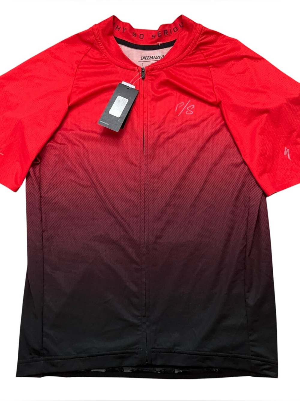 Specialized SL Air Jersey Peter Sagan Decon Red Cycling Jersey Zip NEW Mens L